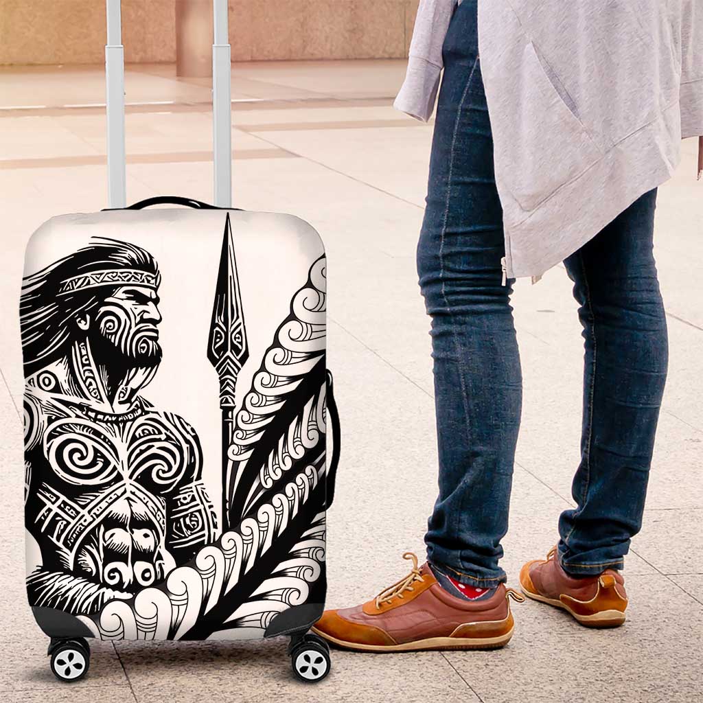 Koru Fern New Zealand Maori Tribal Warrior Luggage Cover