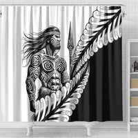 Koru Fern New Zealand Maori Tribal Warrior Shower Curtain LT9 - Polynesian Pride