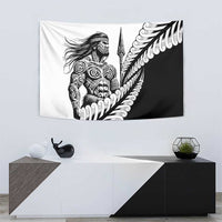 Koru Fern New Zealand Maori Tribal Warrior Tapestry