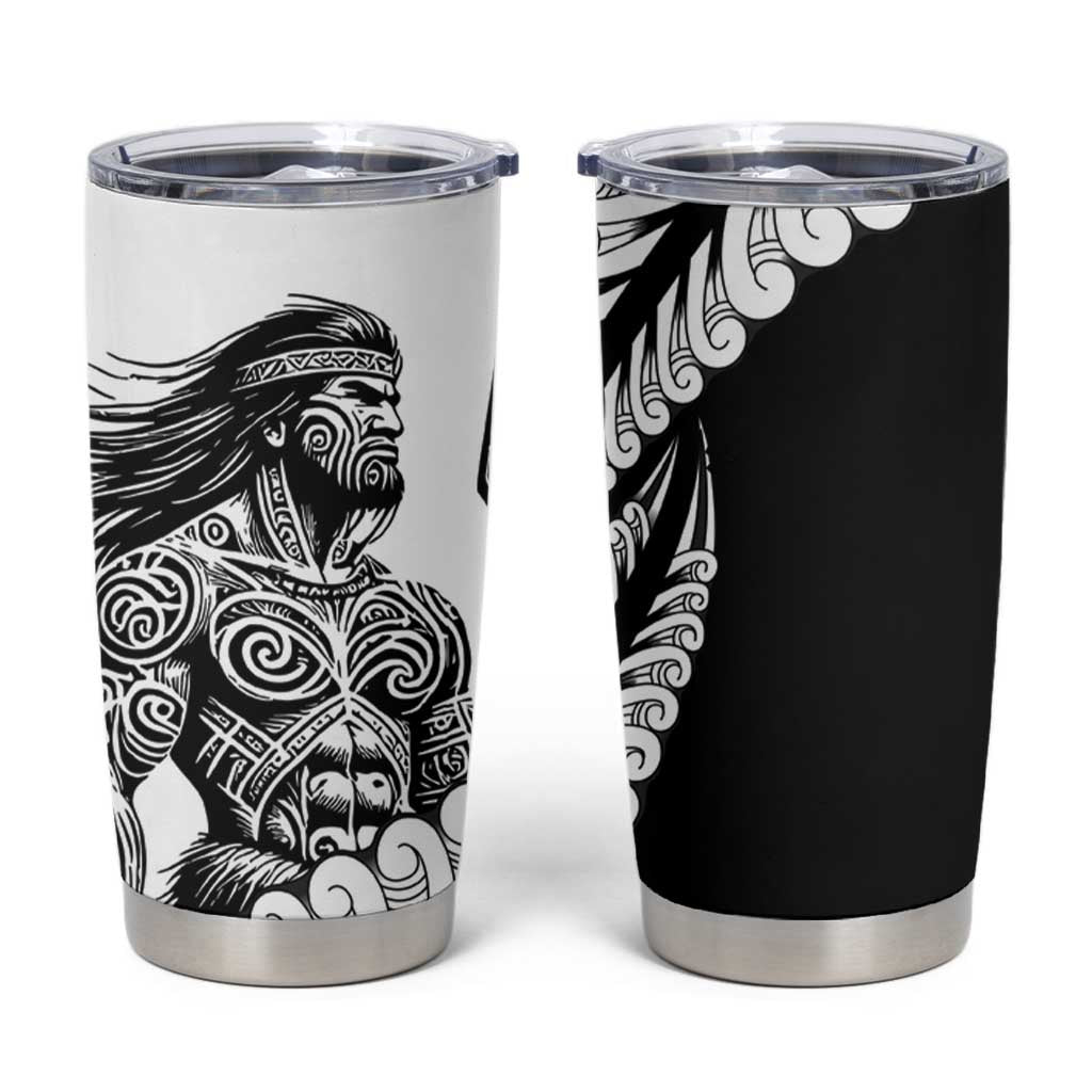 Koru Fern New Zealand Maori Tribal Warrior Tumbler Cup