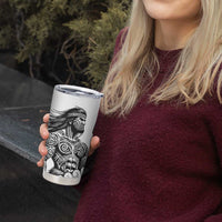 Koru Fern New Zealand Maori Tribal Warrior Tumbler Cup LT9 - Polynesian Pride