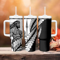 Koru Fern New Zealand Maori Tribal Warrior Tumbler With Handle LT9 - Polynesian Pride