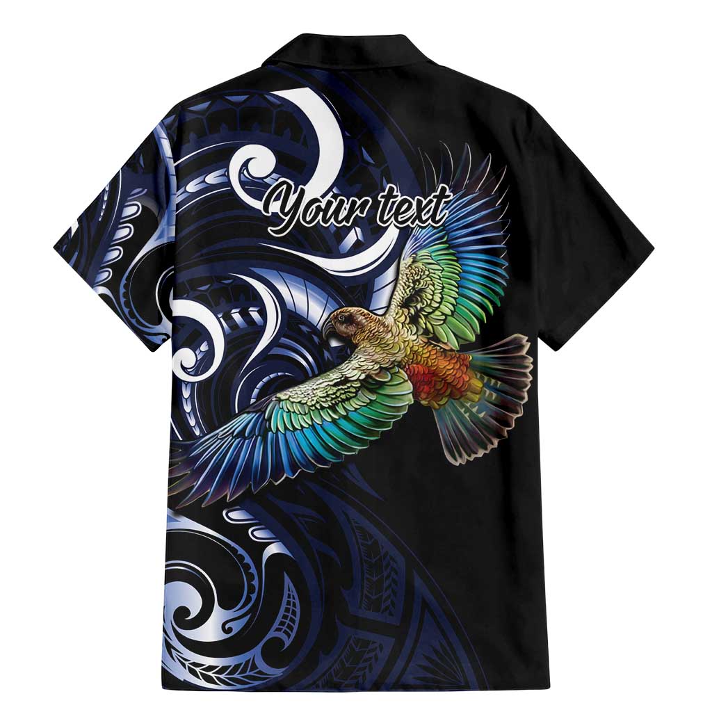 New Zealand Kea Bird Personalised Family Matching Mermaid Dress and Hawaiian Shirt Maori Tribal Koru Art LT9 - Polynesian Pride