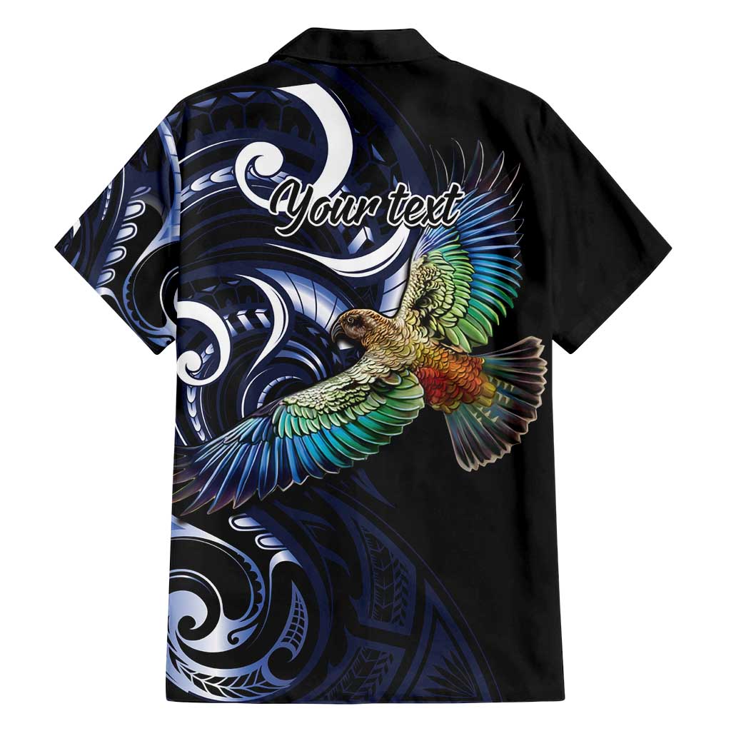 New Zealand Kea Bird Personalised Family Matching Puletasi and Hawaiian Shirt Maori Tribal Koru Art LT9 - Polynesian Pride