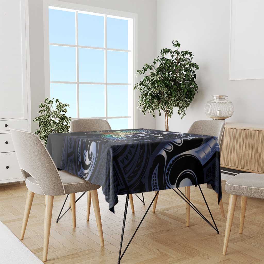 New Zealand Kea Bird Personalised Tablecloth Maori Tribal Koru Art LT9 - Polynesian Pride
