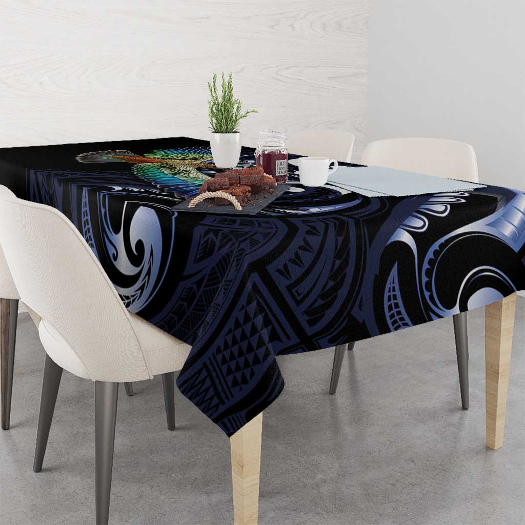 New Zealand Kea Bird Personalised Tablecloth Maori Tribal Koru Art LT9 - Polynesian Pride