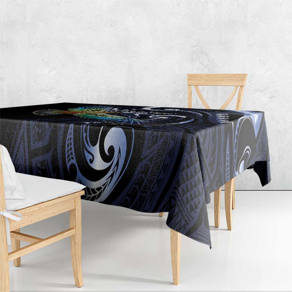 New Zealand Kea Bird Personalised Tablecloth Maori Tribal Koru Art LT9 - Polynesian Pride