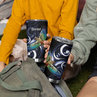 New Zealand Kea Bird Personalised Tumbler Cup Maori Tribal Koru Art LT9 - Polynesian Pride