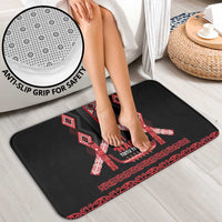 Toitu Te Tiriti Waitangi Bathroom Set Black Wharenui House LT9 - Polynesian Pride