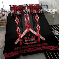 Toitu Te Tiriti Waitangi Bedding Set Black Wharenui House - Polynesian Pride