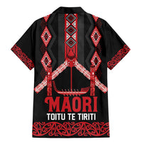 Toitu Te Tiriti Waitangi Family Matching Mermaid Dress and Hawaiian Shirt Black Wharenui House LT9 - Polynesian Pride