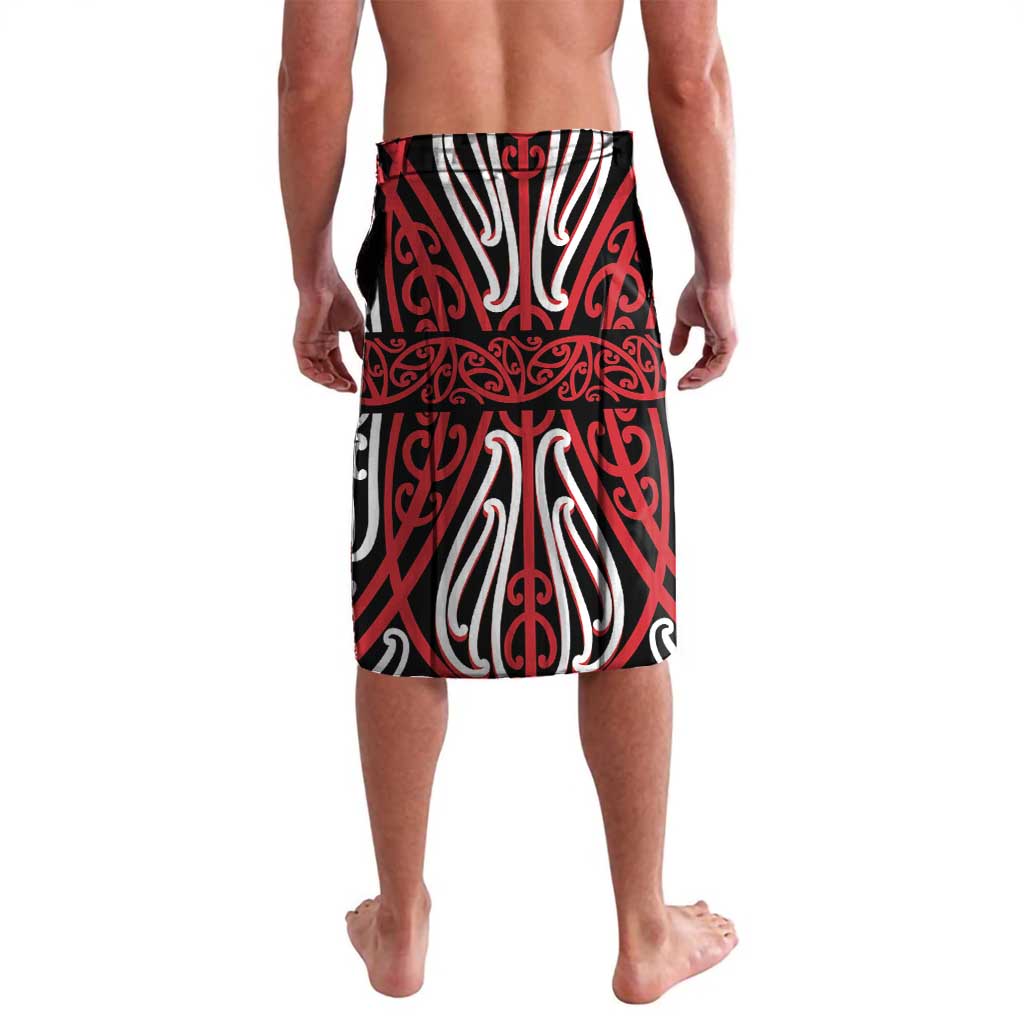 Toitu Te Tiriti Waitangi Lavalava Black Wharenui House - Polynesian Pride