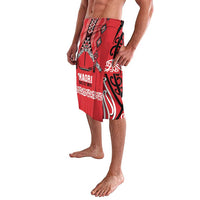 Toitu Te Tiriti Waitangi Lavalava Red Wharenui House - Polynesian Pride
