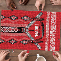 Toitu Te Tiriti Waitangi Puzzle Red Wharenui House LT9 - Polynesian Pride