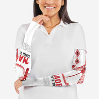 Toitu Te Tiriti Waitangi Arm Sleeves White Wharenui House LT9 - Polynesian Pride