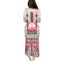 Toitu Te Tiriti Waitangi Puletasi White Wharenui House LT9 - Polynesian Pride