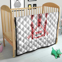 Toitu Te Tiriti Waitangi Quilt White Wharenui House LT9 - Polynesian Pride