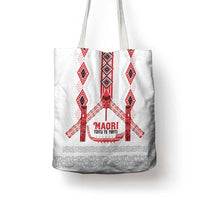 Toitu Te Tiriti Waitangi Tote Bag White Wharenui House - Polynesian Pride