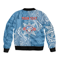 Personalised Tonga Apifo'ou College Bomber Jacket Since 1865 Special Kupesi Pattern