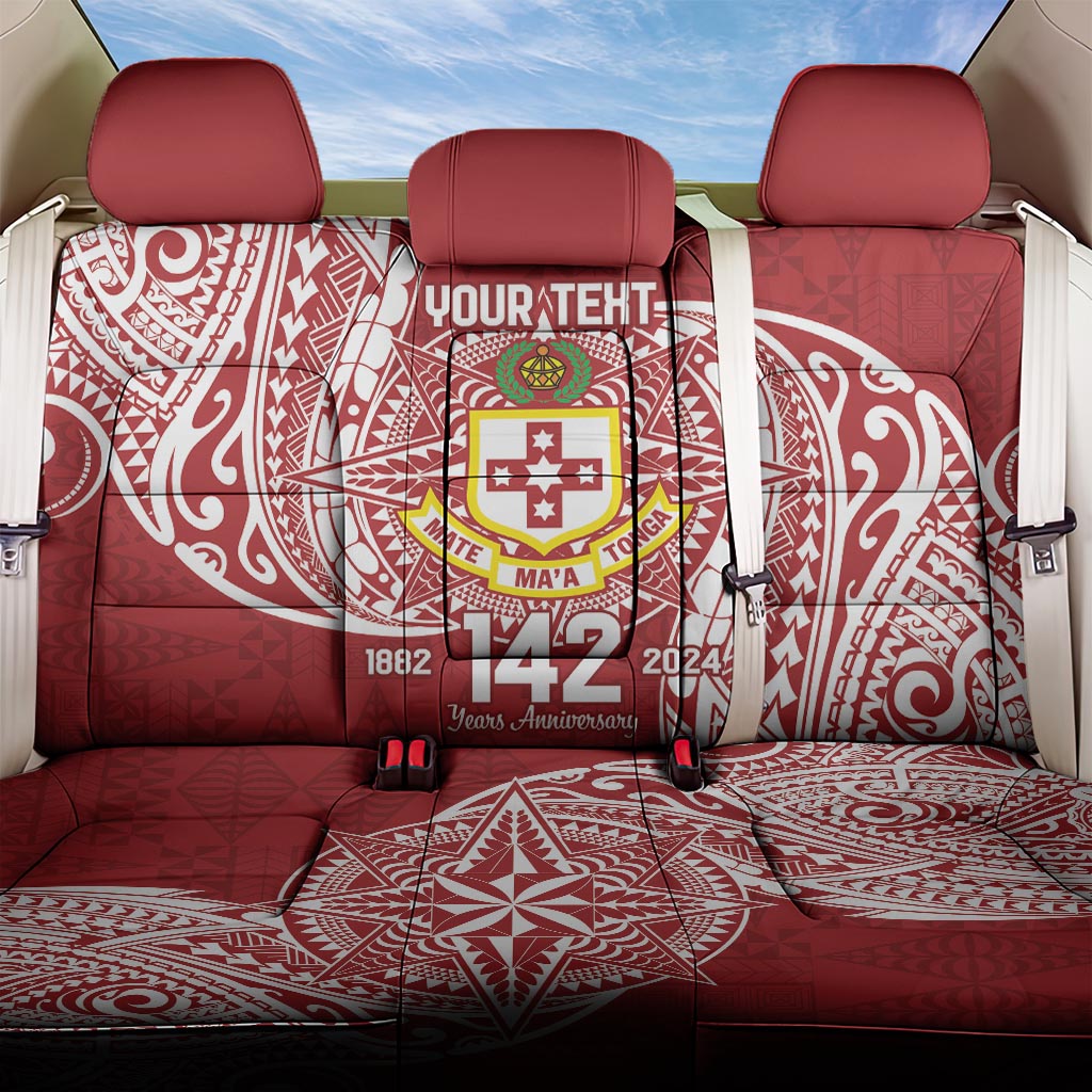 Personalised Kolisi Tonga Atele 142nd Anniversary Back Car Seat Cover Special Kupesi Pattern