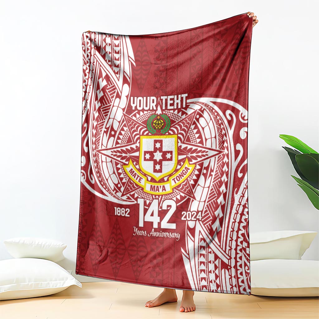 Personalised Kolisi Tonga Atele 142nd Anniversary Blanket Special Kupesi Pattern