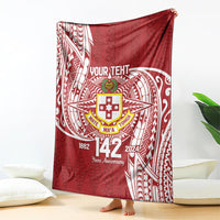 Personalised Kolisi Tonga Atele 142nd Anniversary Blanket Special Kupesi Pattern