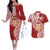 Personalised Kolisi Tonga Atele 142nd Anniversary Couples Matching Off The Shoulder Long Sleeve Dress and Hawaiian Shirt Special Kupesi Pattern