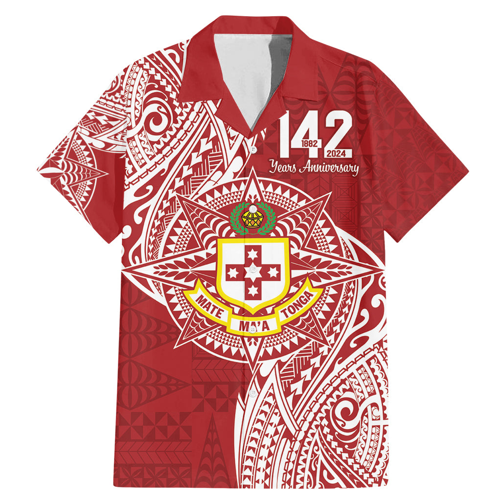 Personalised Kolisi Tonga Atele 142nd Anniversary Family Matching Mermaid Dress and Hawaiian Shirt Special Kupesi Pattern