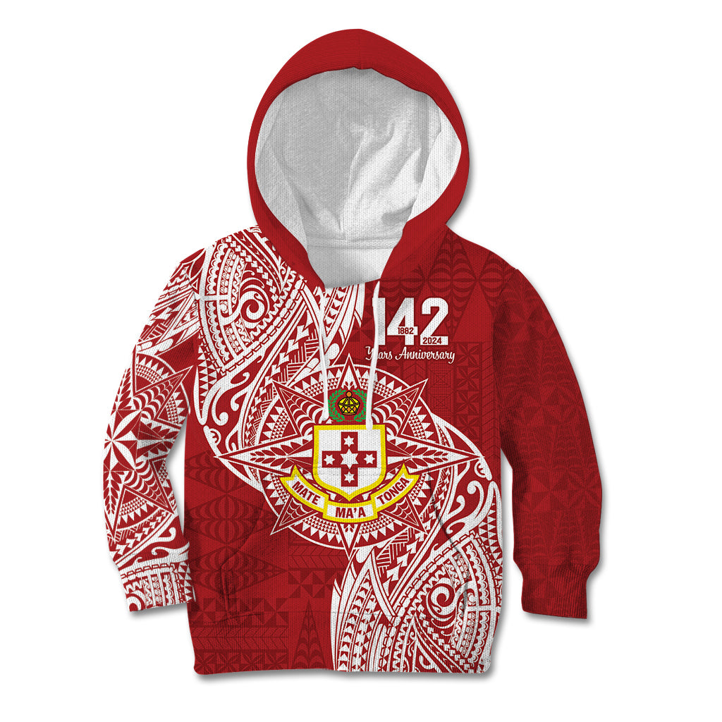 Personalised Kolisi Tonga Atele 142nd Anniversary Kid Hoodie Special Kupesi Pattern