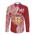 Personalised Kolisi Tonga Atele 142nd Anniversary Long Sleeve Button Shirt Special Kupesi Pattern