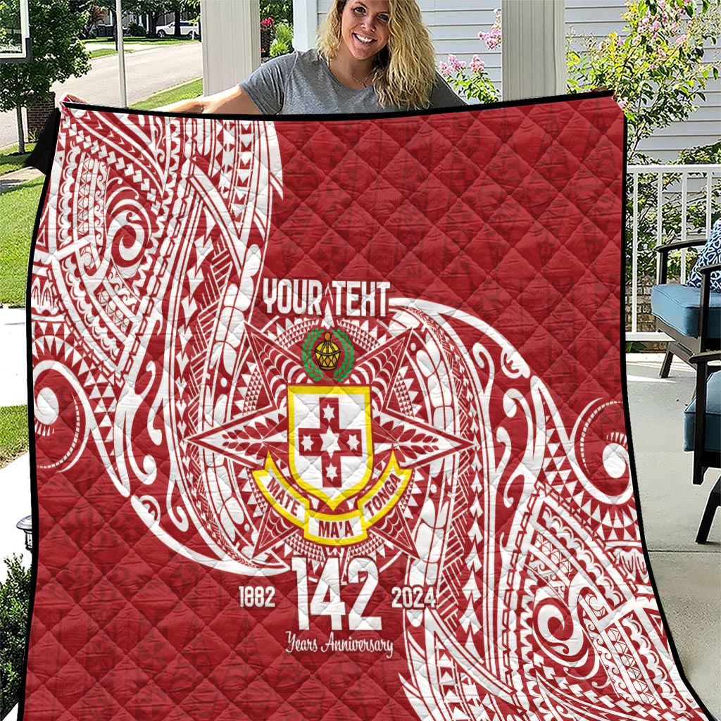 Personalised Kolisi Tonga Atele 142nd Anniversary Quilt Special Kupesi Pattern