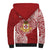 Personalised Kolisi Tonga Atele 142nd Anniversary Sherpa Hoodie Special Kupesi Pattern