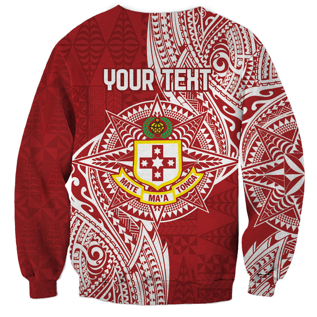 Personalised Kolisi Tonga Atele 142nd Anniversary Sweatshirt Special Kupesi Pattern