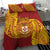 Personalised Kolisi Tonga Atele Bedding Set Since 1882 Simple Ngatu Pattern