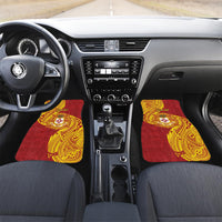 Personalised Kolisi Tonga Atele Car Mats Since 1882 Simple Ngatu Pattern