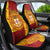 Personalised Kolisi Tonga Atele Car Seat Cover Since 1882 Simple Ngatu Pattern