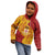 Personalised Kolisi Tonga Atele Kid Hoodie Since 1882 Simple Ngatu Pattern