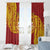 Personalised Kolisi Tonga Atele Window Curtain Since 1882 Simple Ngatu Pattern