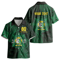 Personalised Tonga Liahona High School 80th Anniversary Kid Hawaiian Shirt Special Kupesi Pattern LT9 - Polynesian Pride