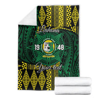 Personalised Tonga Liahona High School Blanket Since 1948 Special Kupesi Pattern