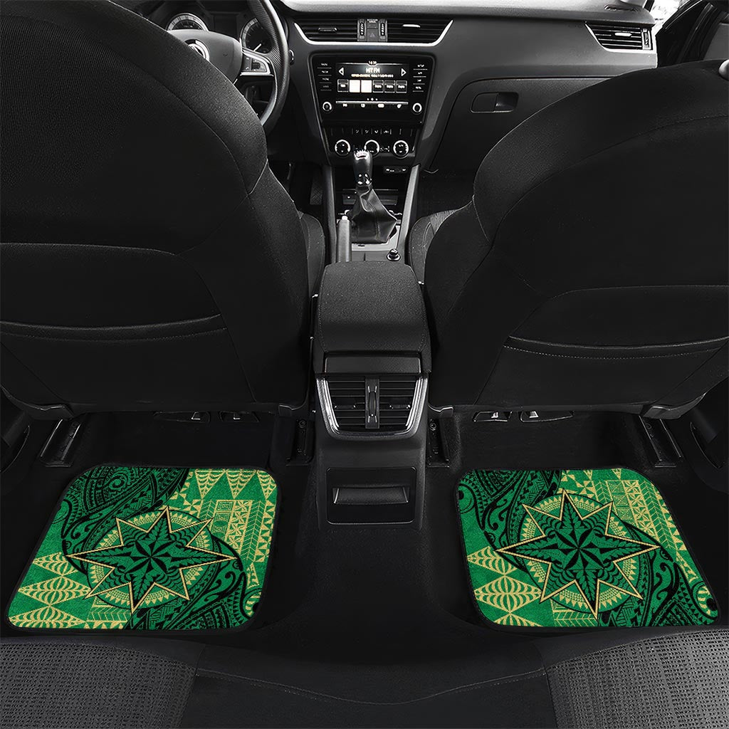 Personalised Tonga Saineha High School Car Mats Since 1978 Special Kupesi Pattern