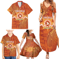 Personalised Tonga Tailulu College Family Matching Summer Maxi Dress and Hawaiian Shirt Since 1967 Special Kupesi Pattern Version 1