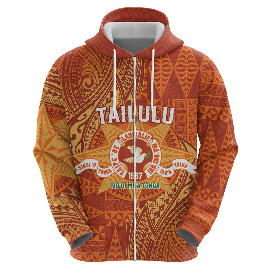 Personalised Tonga Tailulu College Hoodie Since 1967 Special Kupesi Pattern Version 1