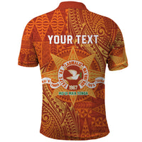 Personalised Tonga Tailulu College Polo Shirt Since 1967 Special Kupesi Pattern Version 1 LT9 - Polynesian Pride