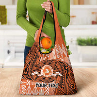 Personalised Tonga Tailulu College Grocery Bag Since 1967 Special Kupesi Pattern Version 2