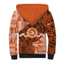 Personalised Tonga Tailulu College Sherpa Hoodie Since 1967 Special Kupesi Pattern Version 2
