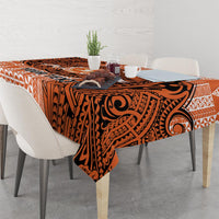 Personalised Tonga Tailulu College Tablecloth Since 1967 Special Kupesi Pattern Version 2