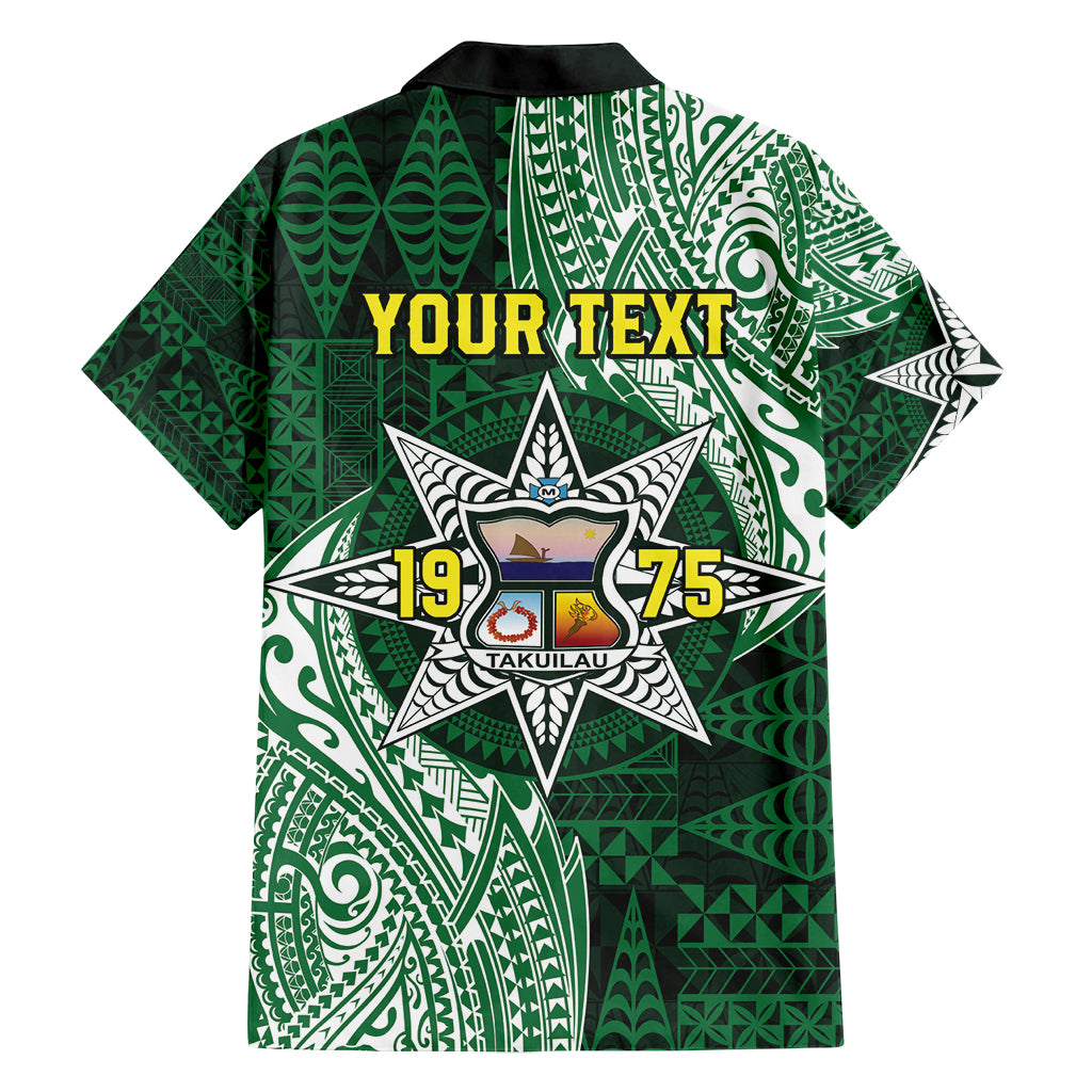 Personalised Tonga Takuilau College Family Matching Tank Maxi Dress and Hawaiian Shirt Since 1975 Special Kupesi Pattern