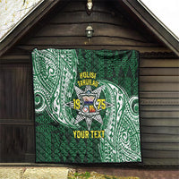 Personalised Tonga Takuilau College Quilt Since 1975 Special Kupesi Pattern