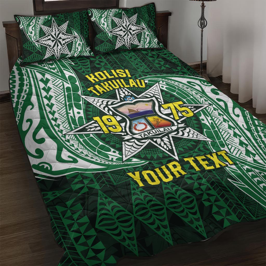 Personalised Tonga Takuilau College Quilt Bed Set Since 1975 Special Kupesi Pattern